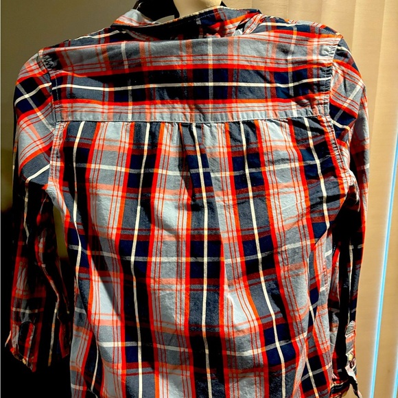 Wonder Nation Boys XL 14-16 Plaid Holiday Button-up Shirt VGUC - Picture 4 of 6